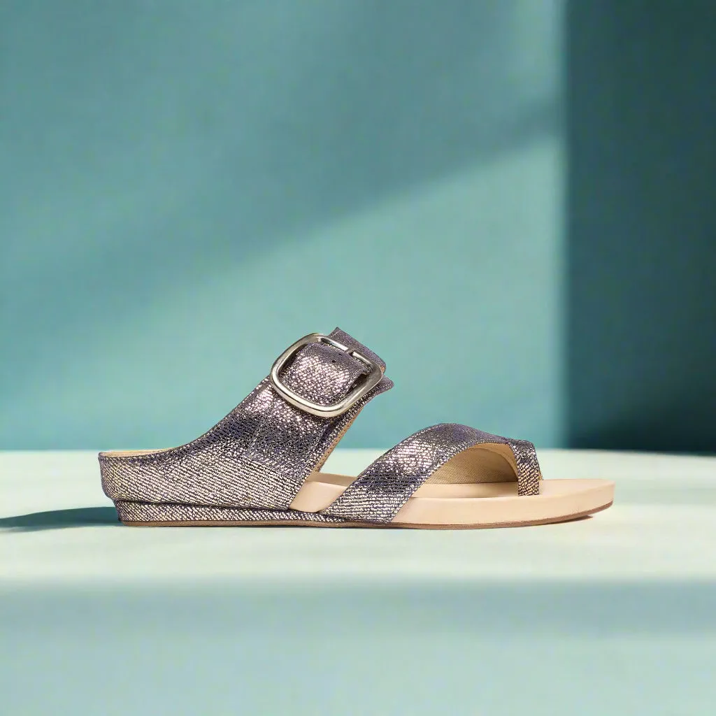 Ruby - Metallic denim