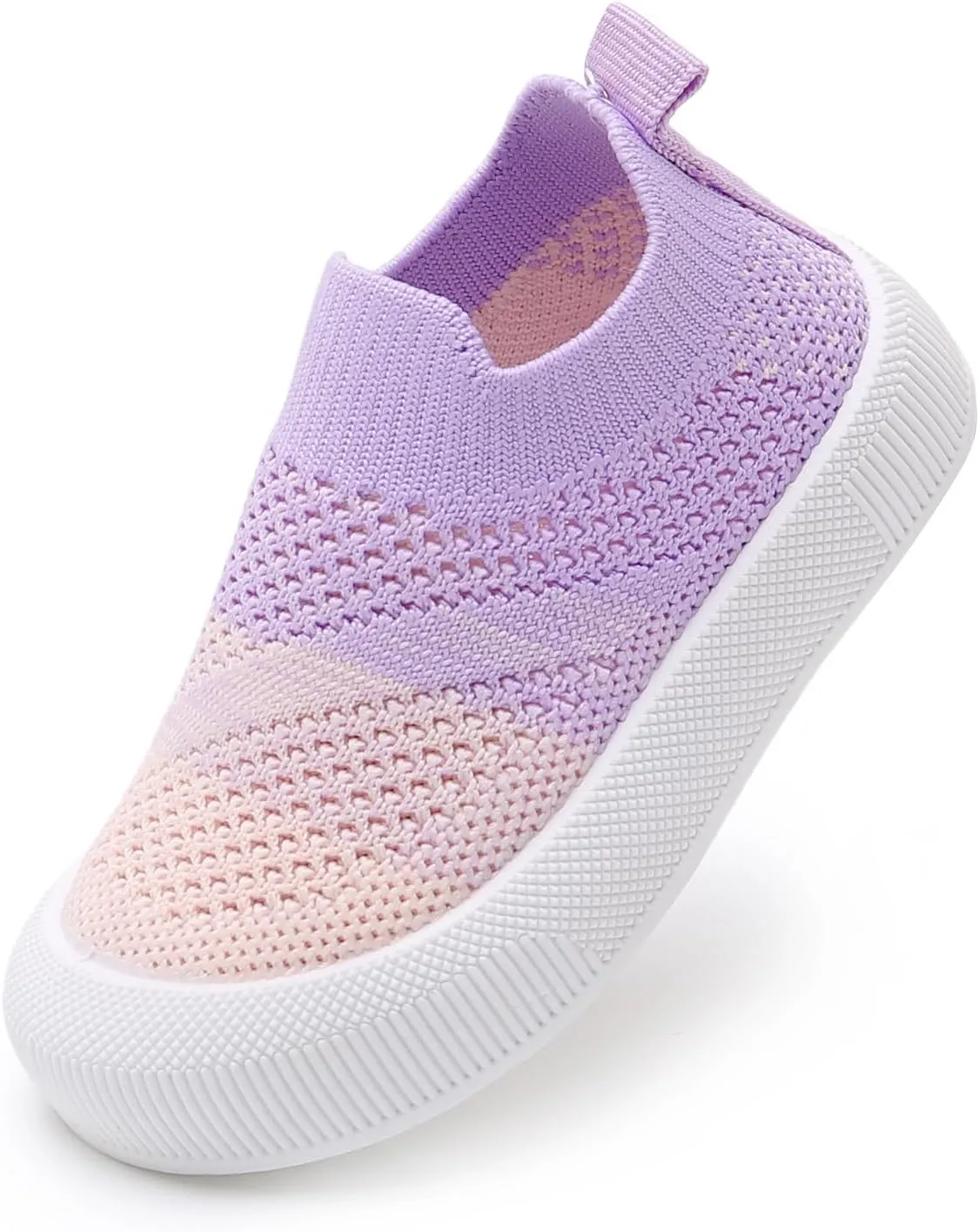 RVROVIC Toddler Boys Girls Sneakers Lightweight Slip on Shoes Kids Breathable Non-Slip Walking Shoes 1-3 Yrs