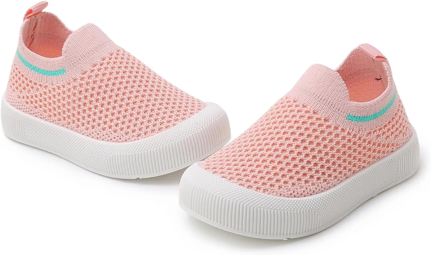 RVROVIC Toddler Boys Girls Sneakers Lightweight Slip on Shoes Kids Breathable Non-Slip Walking Shoes 1-3 Yrs