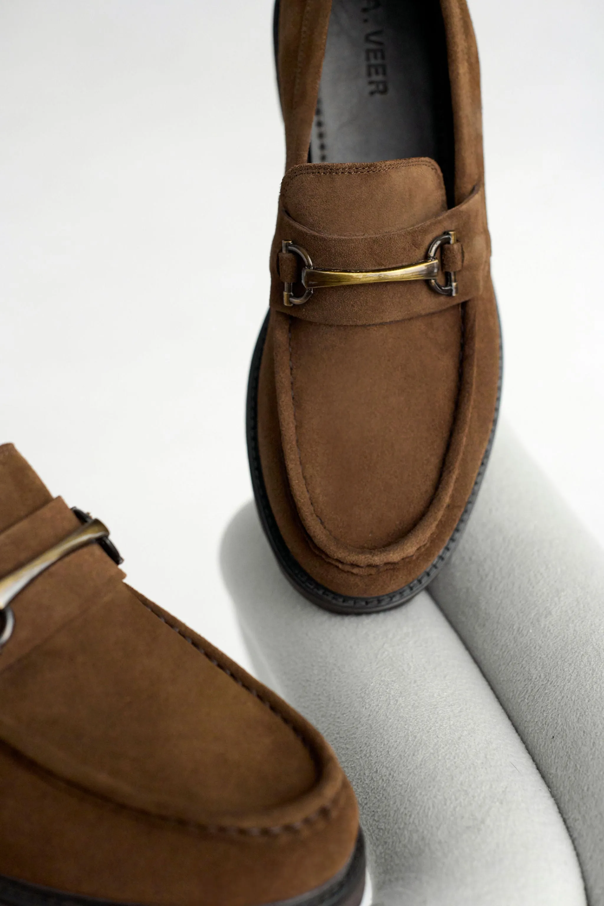 Samuel Bit Loafer // Brown Suede