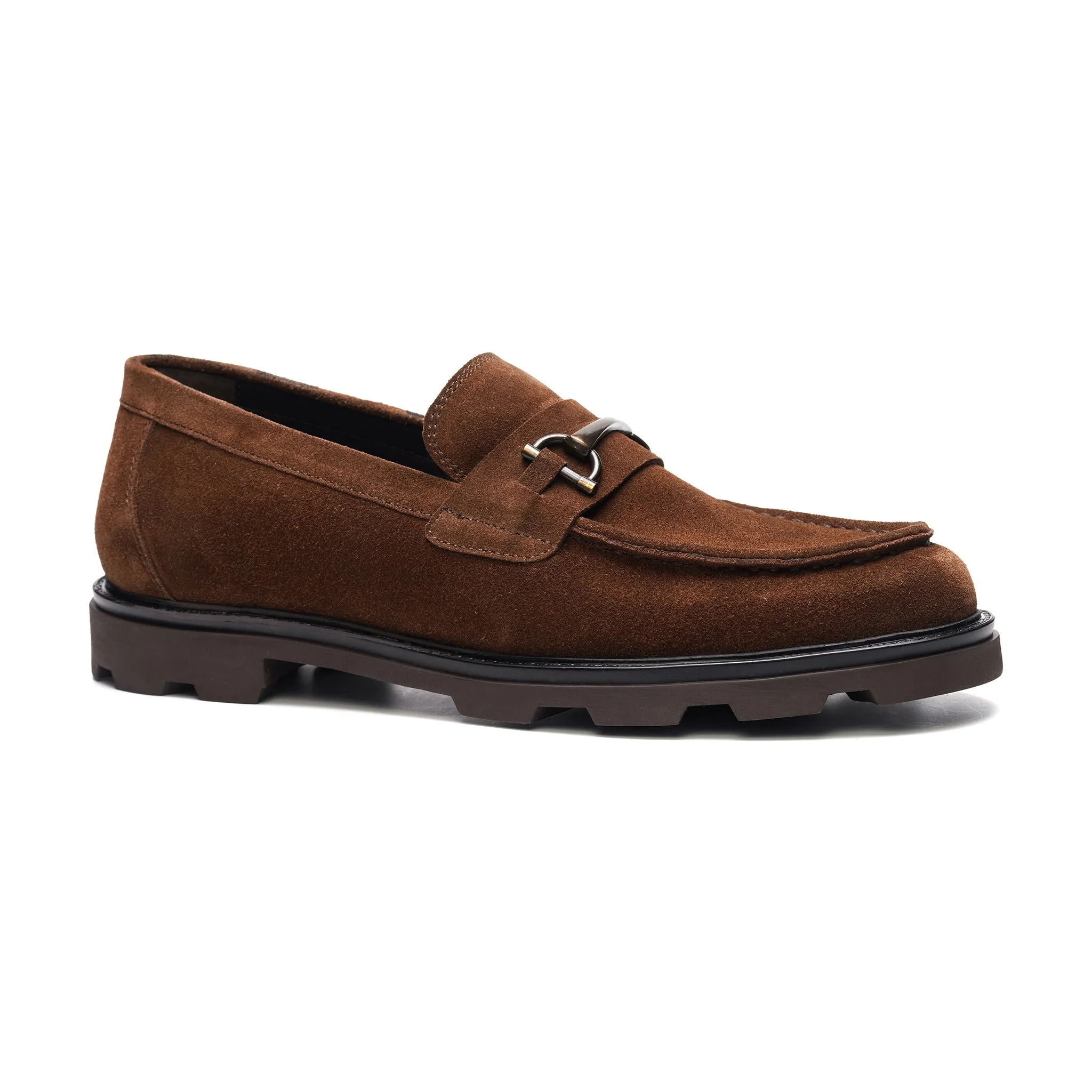 Samuel Bit Loafer // Brown Suede