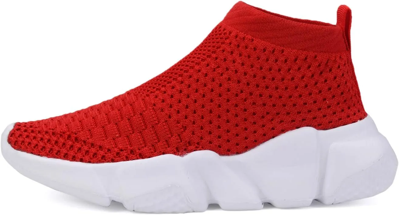 Santiro Boys Shoes Girls Sock Shoes Breathable Knit Slip On Shoes