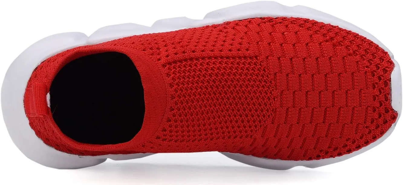 Santiro Boys Shoes Girls Sock Shoes Breathable Knit Slip On Shoes