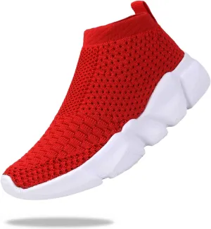 Santiro Boys Shoes Girls Sock Shoes Breathable Knit Slip On Shoes