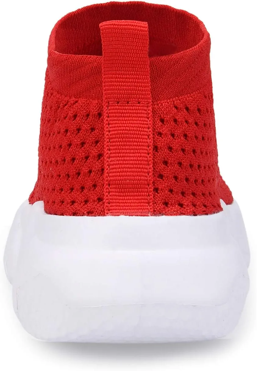 Santiro Boys Shoes Girls Sock Shoes Breathable Knit Slip On Shoes