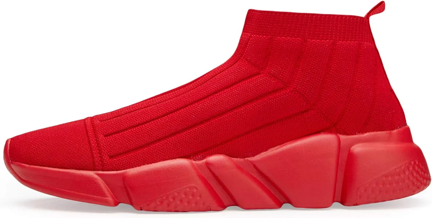 Santiro Mens Sneakers Gym Breathable Tennis Running Walking Slip On Shoes