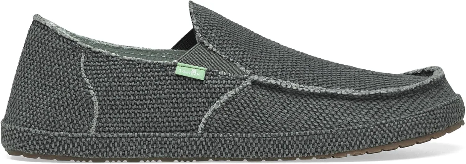 Sanuk Mens Rounder Loafer | Mens Shoes | Slip On Shoes for Men | Men's Slip-on Loafers | Comfort Footbed