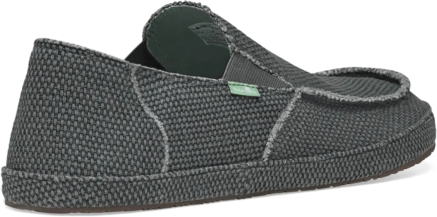 Sanuk Mens Rounder Loafer | Mens Shoes | Slip On Shoes for Men | Men's Slip-on Loafers | Comfort Footbed