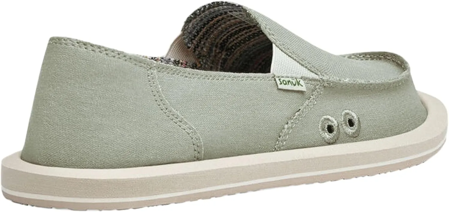 Sanuk Womens Donna Hemp Loafers | Womens Shoes | Slip On Shoes for Women | Women's Slip-on Loafers | Memory Foam Footbed