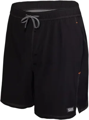 SAXX Underwear Co. Men's Oh Buoy 2N1 Volley 7" with Built-in Pouch Support, Core