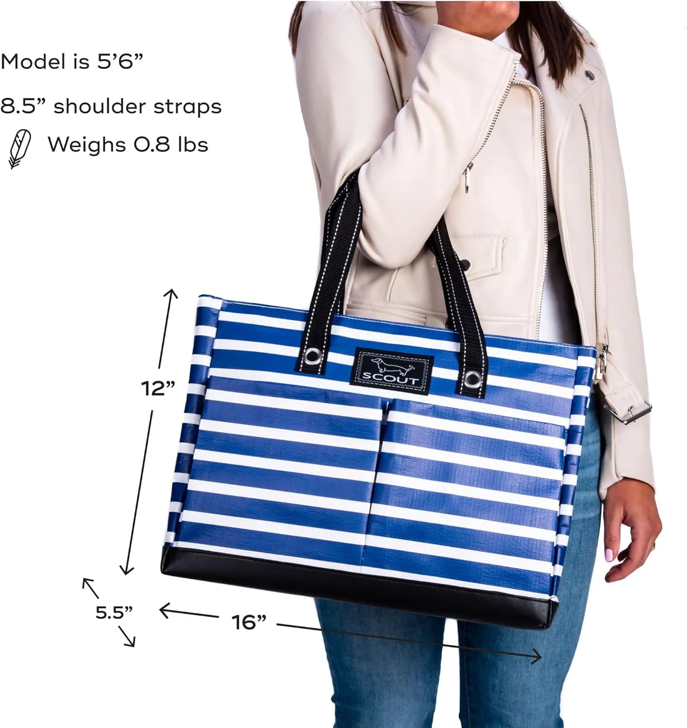 SCOUT Uptown Girl - Women's Organizer Work Tote with 4 Exterior Pockets - Nurse, Travel & Office Laptop Bag