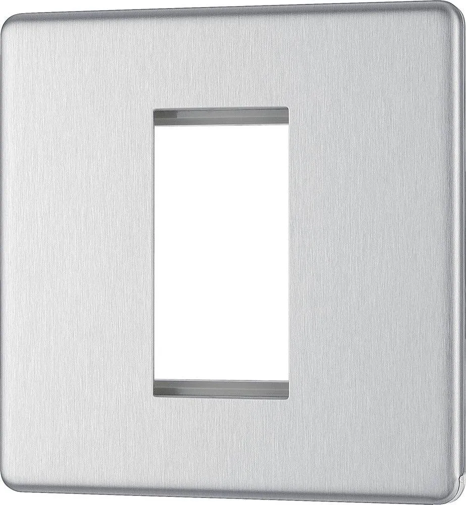 Screwless Flatplate Single Square Front Plate