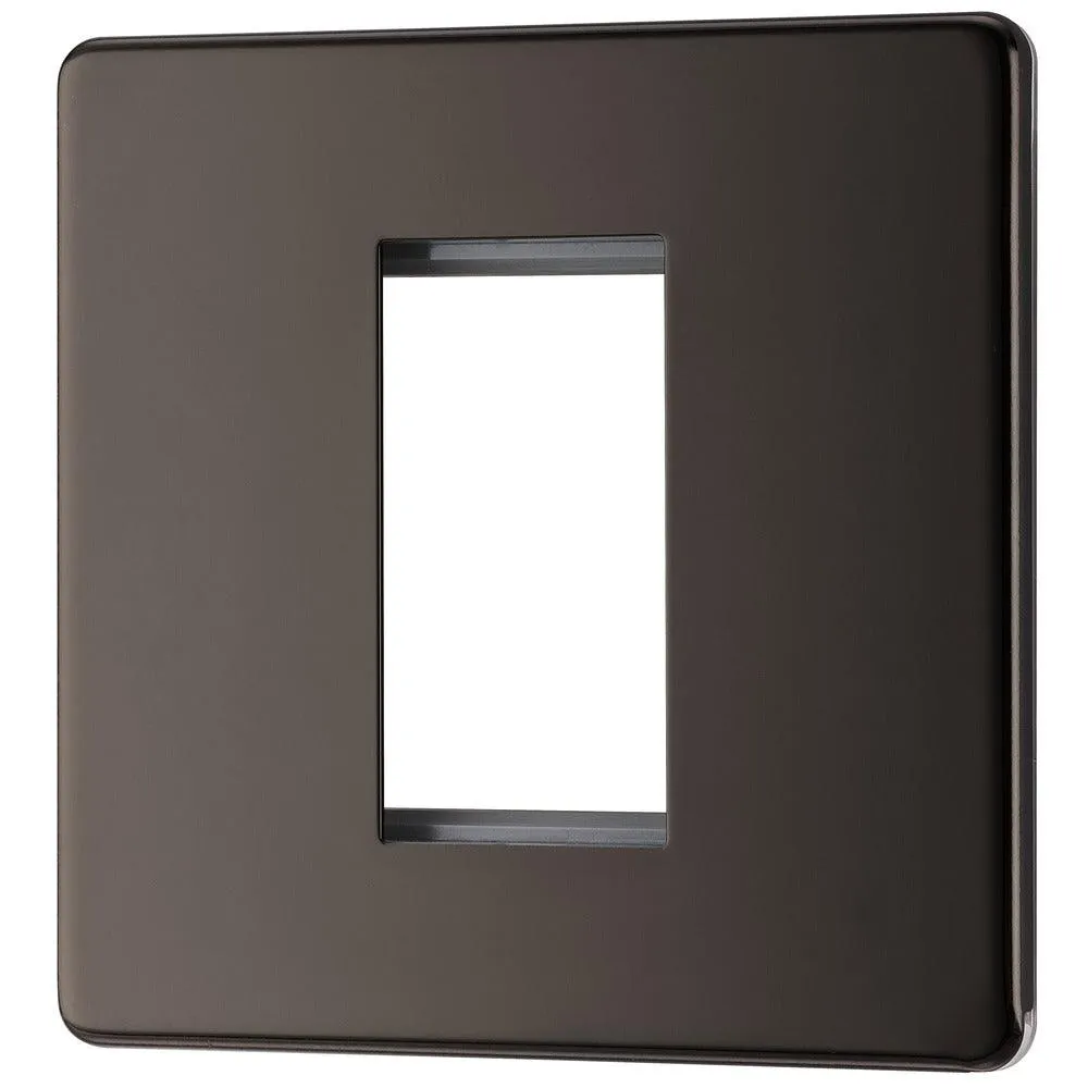 Screwless Flatplate Single Square Front Plate