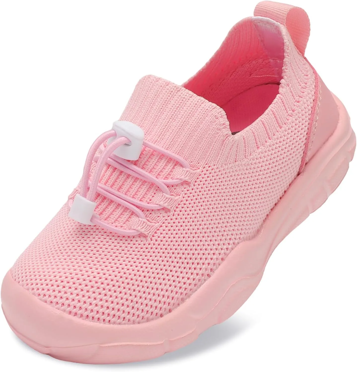 Scurtain Toddler Shoes Boys Girls Tennis Shoes Kids Barefoot Shoes Slip on Sneakers Breathable Walking Running Shoes