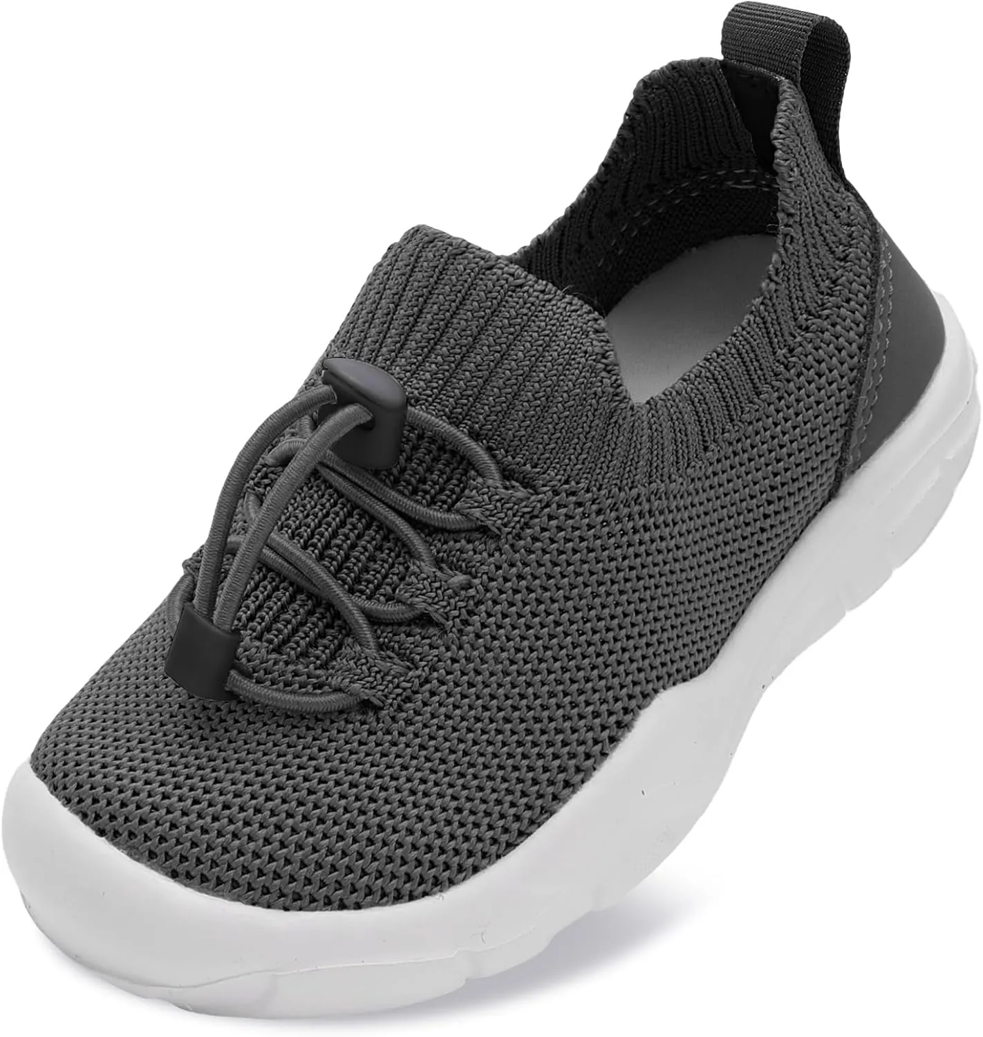 Scurtain Toddler Shoes Boys Girls Tennis Shoes Kids Barefoot Shoes Slip on Sneakers Breathable Walking Running Shoes