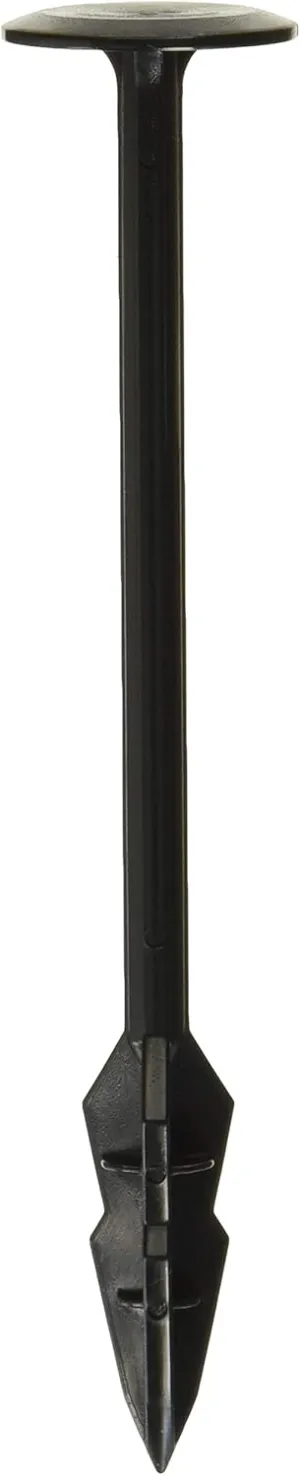 Shark Anchor Slim, 5.9 inches (15 cm), Can be Hammered Firmly Even on Hard Grounds. Slim Shape Makes it Easy to Drive. Sticks Firmly into Weed Barrier Sheets and Does not Fall Off. (Pack of 50)