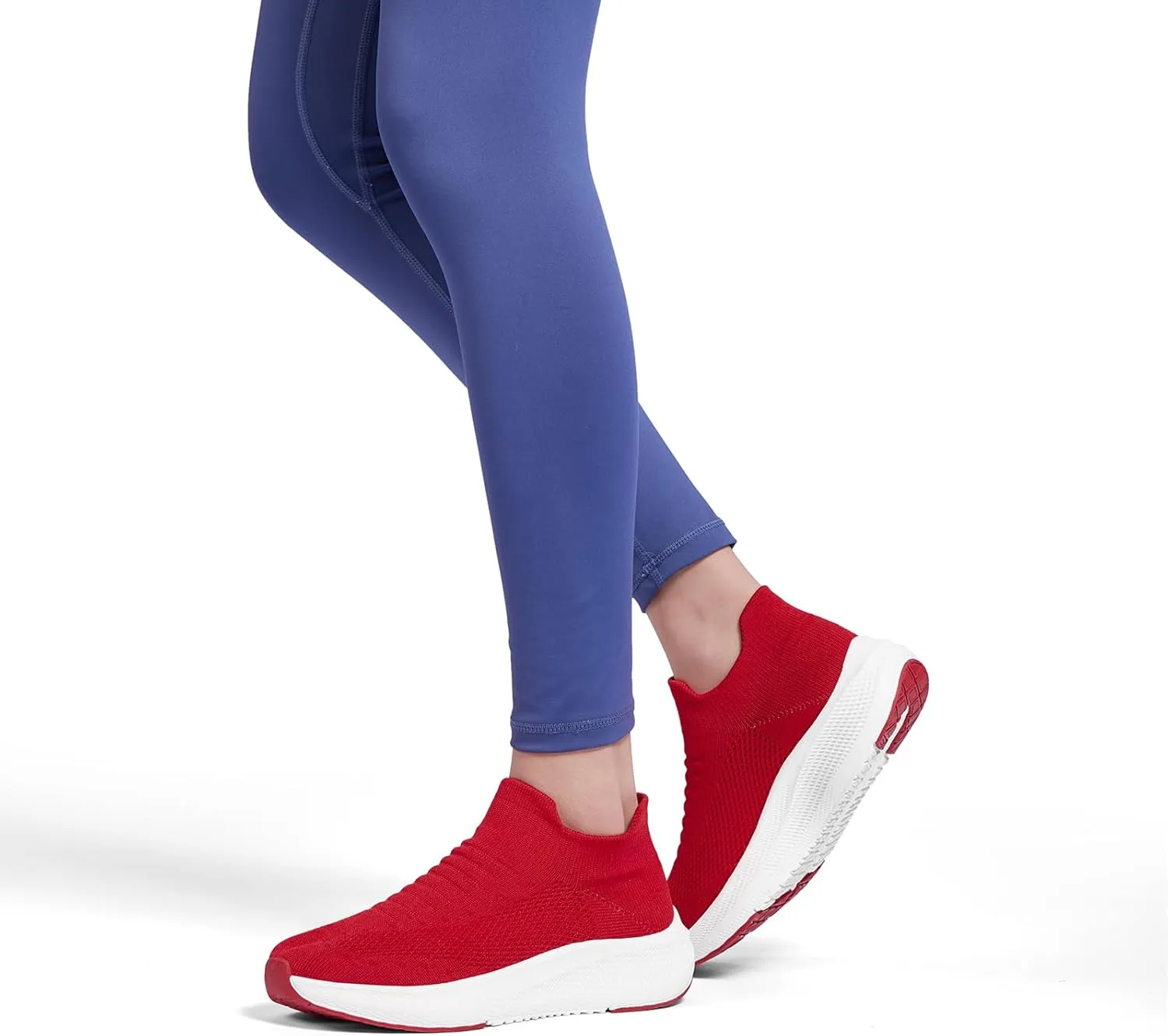 SHULOOK Womens Slip on Walking Shoes Comfort Lightweight Breathable Sock Shoe Non-Slip Mesh Casual Fashion Tennis Running Sneakers