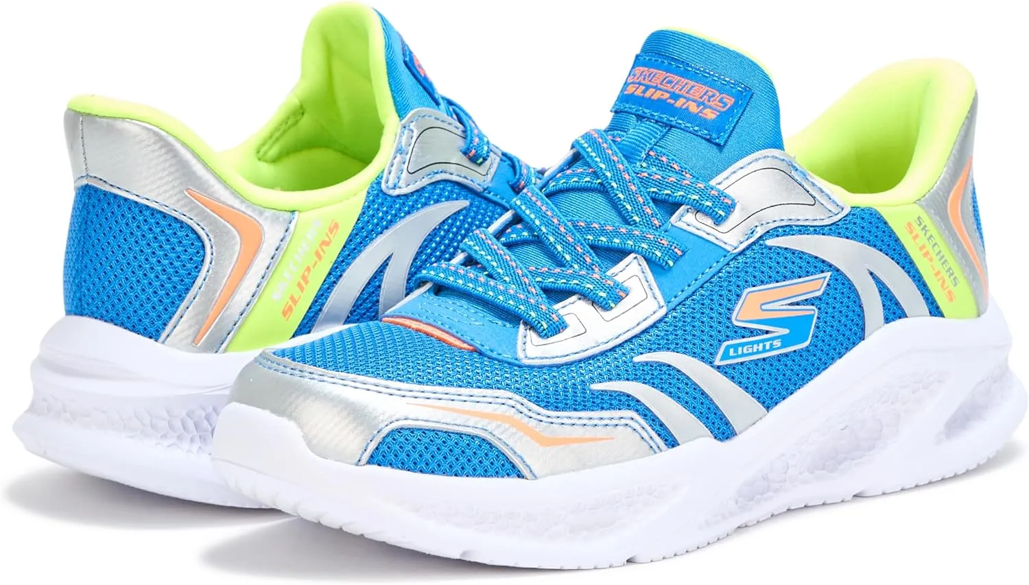 Skechers Boy's Meteor-Lights-Brisk Sneaker