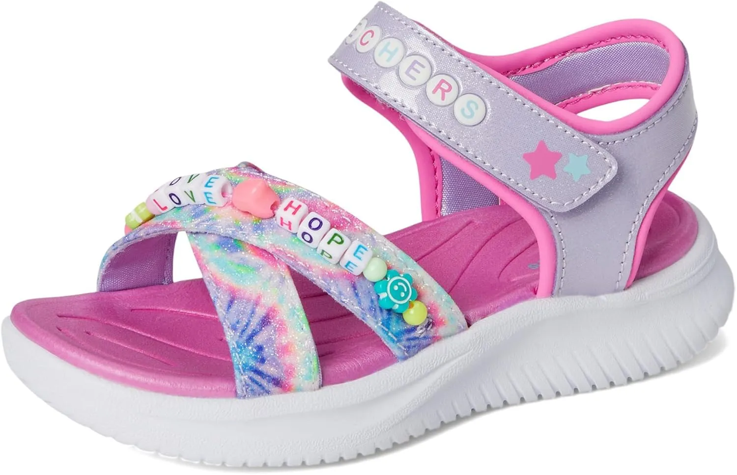 Skechers Girl's Jumpsters Sandal-tie Dye BFFs