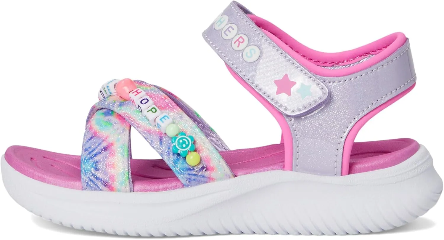 Skechers Girl's Jumpsters Sandal-tie Dye BFFs