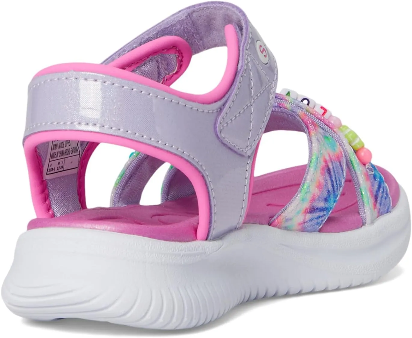 Skechers Girl's Jumpsters Sandal-tie Dye BFFs