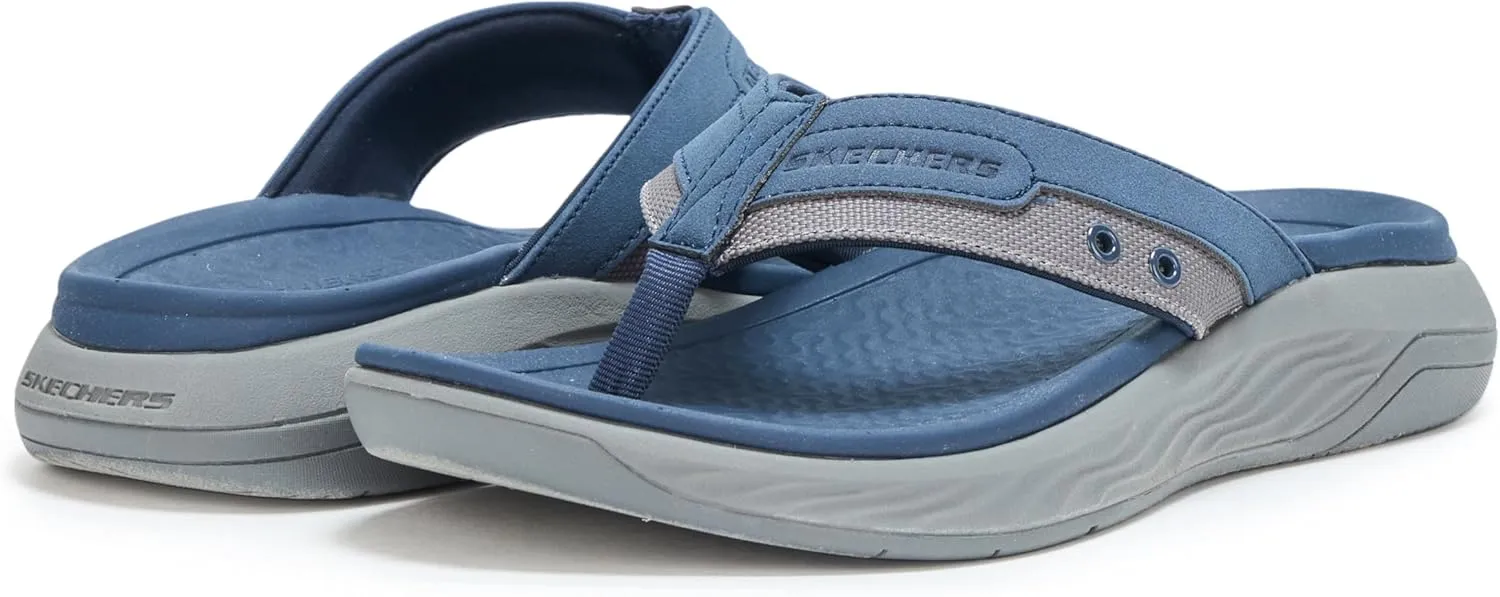 Skechers Men's Silva-Falco Thong Sandal