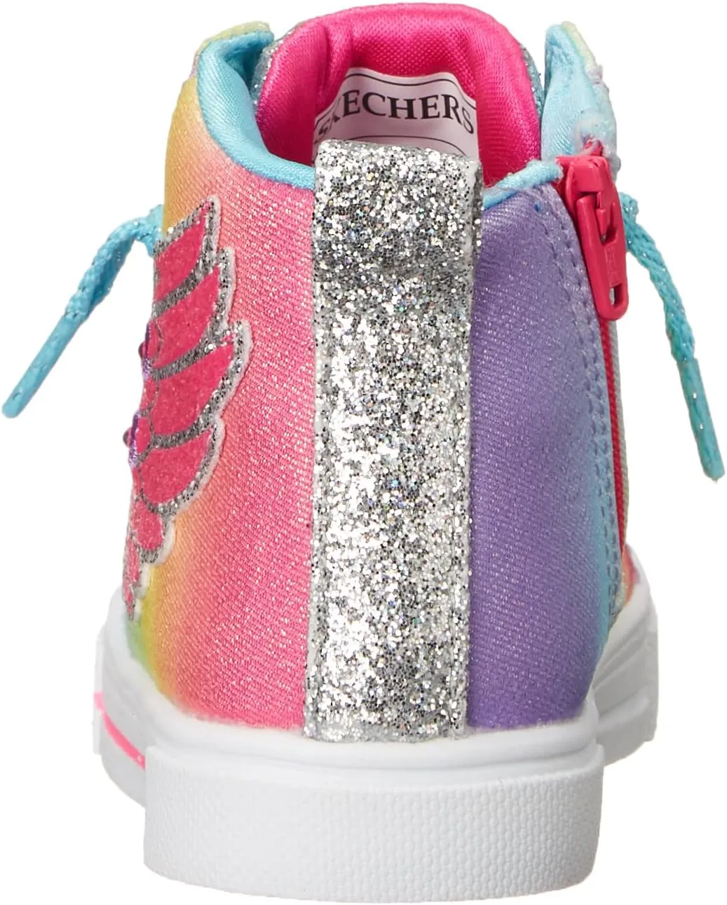 Skechers Unisex-Child Toes Twinkle Sparks-Wing Charm Sneaker