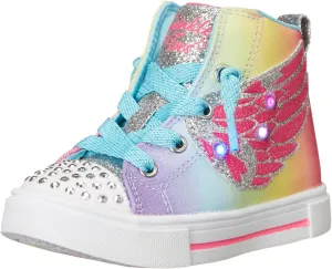 Skechers Unisex-Child Toes Twinkle Sparks-Wing Charm Sneaker