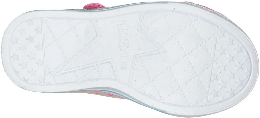 Skechers Unisex-Child Twinkle Toes Sparkle Lite-Unicorn Craze Sneaker