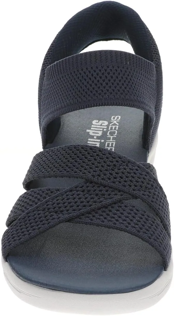 Skechers Women's Arya-Cooling Off Hands Free Slip-ins Wedge Sandal