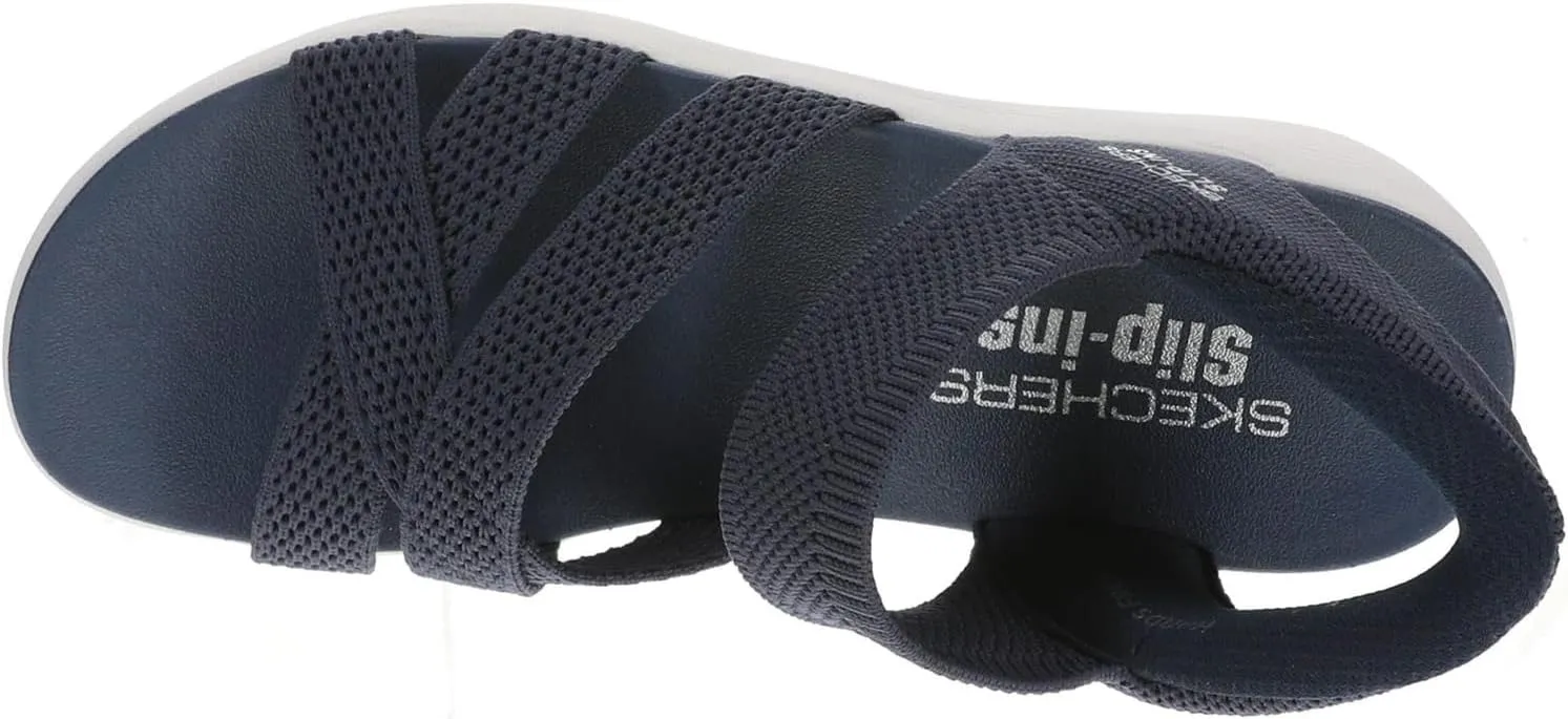 Skechers Women's Arya-Cooling Off Hands Free Slip-ins Wedge Sandal