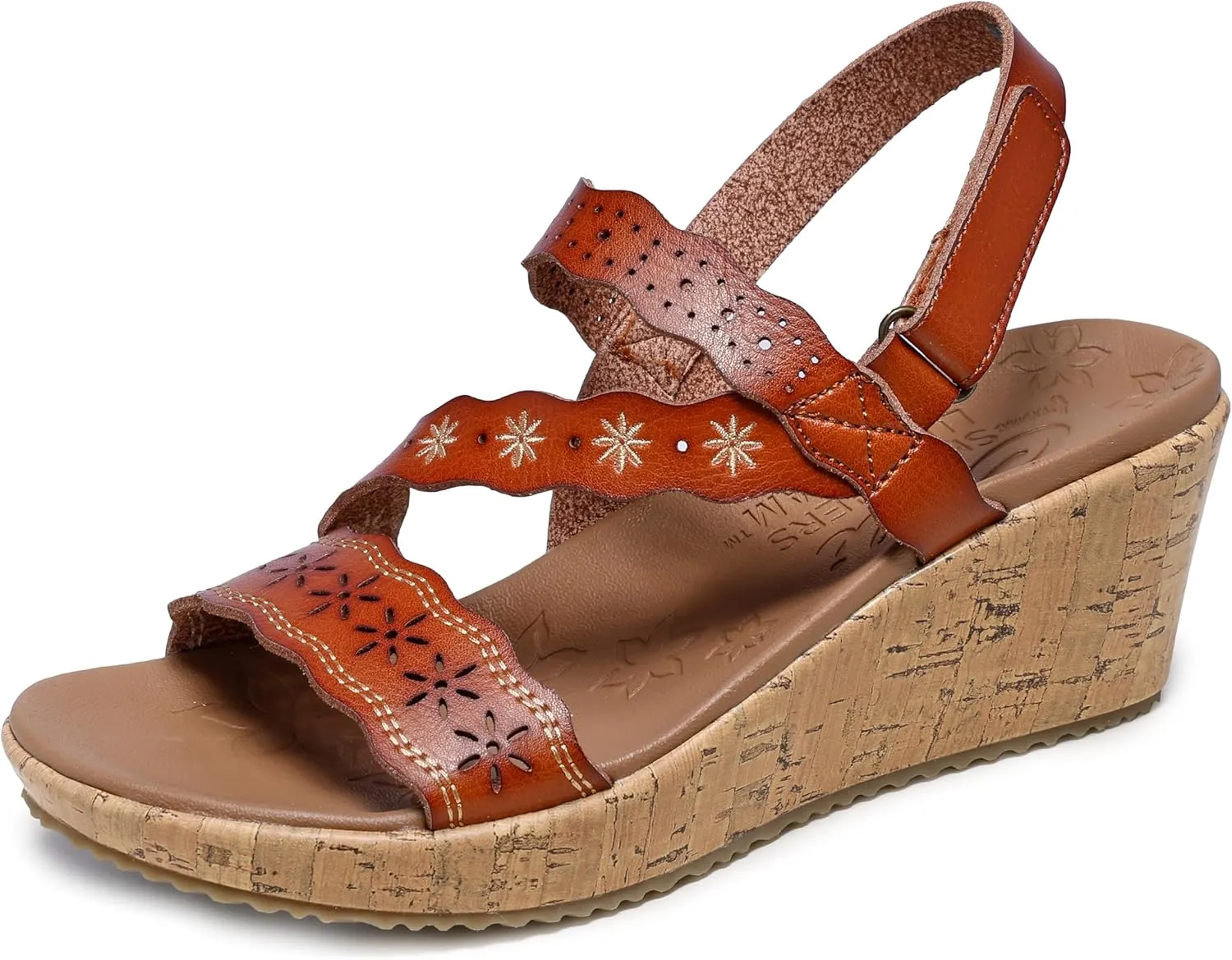 Skechers Women's Beverlee-Cherished Aura Wedge Sandal