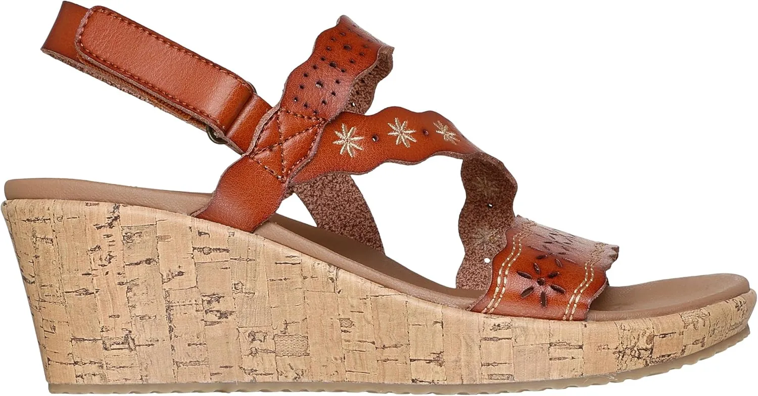Skechers Women's Beverlee-Cherished Aura Wedge Sandal