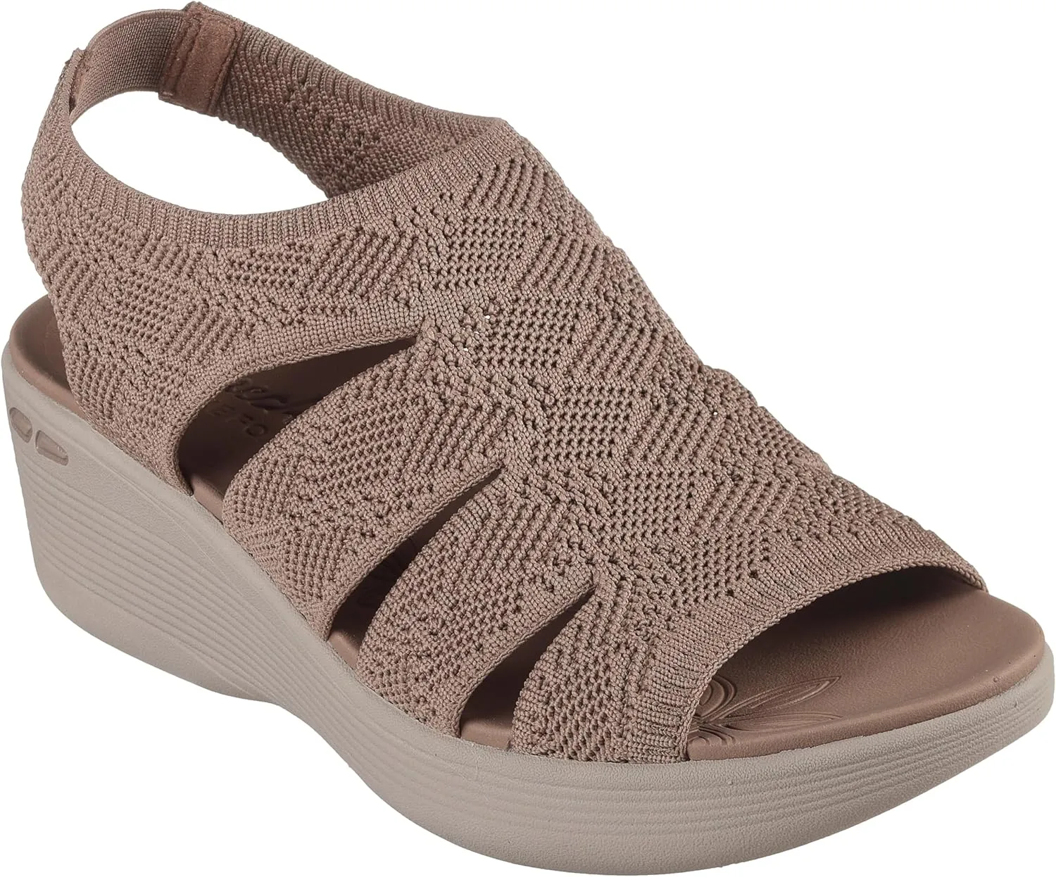 Skechers Women's Pier-lite-Memory Maker Wedge Sandal