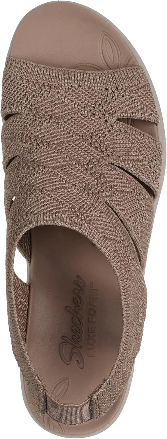 Skechers Women's Pier-lite-Memory Maker Wedge Sandal