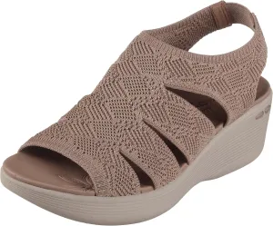 Skechers Women's Pier-lite-Memory Maker Wedge Sandal