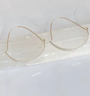 Sleek Swing Hoops | Sterling Silver