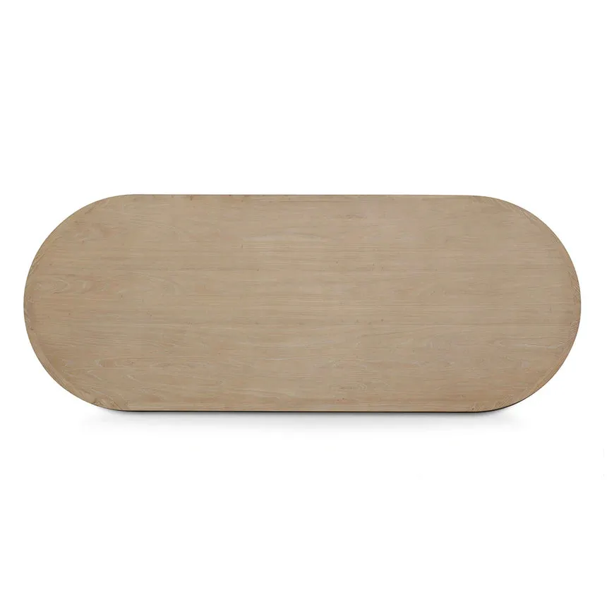 Sleek Sycamore Dining Table 280cms - Natural