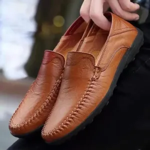 Slip Flats Soft on Men Moccasins Shoes Classic Business Casual Loafers Shoes Breathable Spring Leather Enormous discount Efficient delivery Hombre Leather Shoes