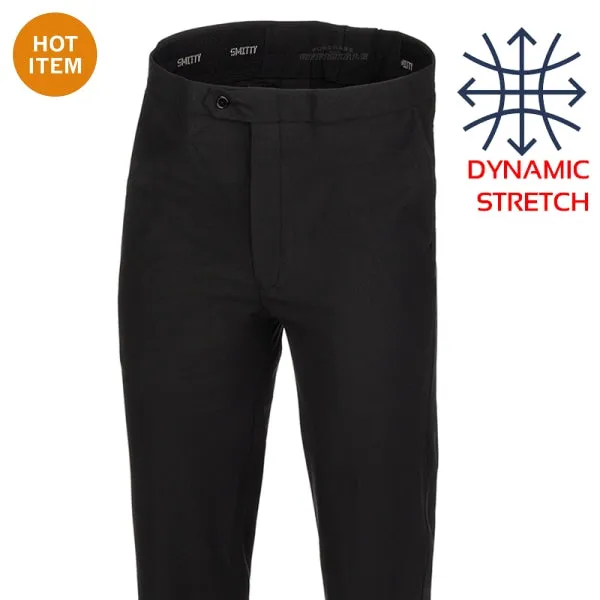 Smitty NBA Flat Front DYNAMIC Stretch Tapered Fit Pants