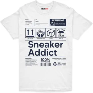 Sneaker Addict Unisex T-Shirt Matching AJ 6 White Navy for Men Women, Streetwear Clothing