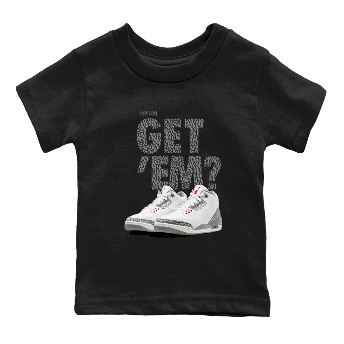 Sneaker Cement Get 3 Kids Wholesale - Did 'Em Tees Air You Jordan Percentage-based sale Grey SNRT