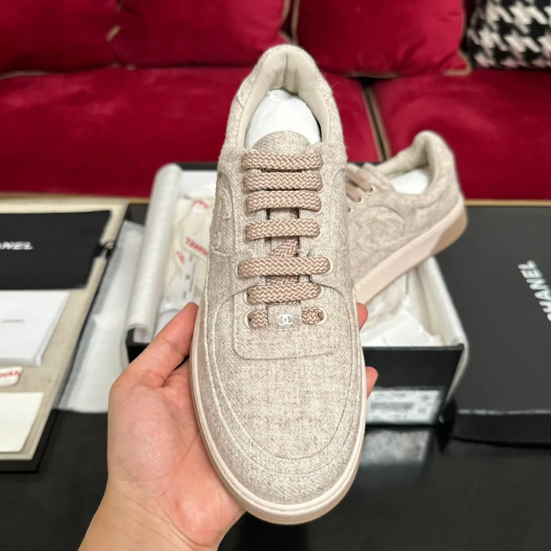 Sneaker Wool Brown High-end design Secure delivery CHANEL Light