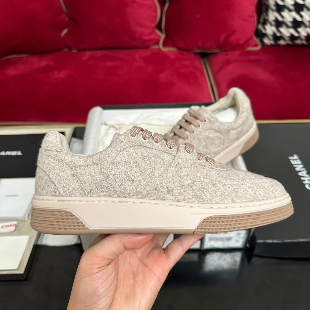 Sneaker Wool Brown High-end design Secure delivery CHANEL Light