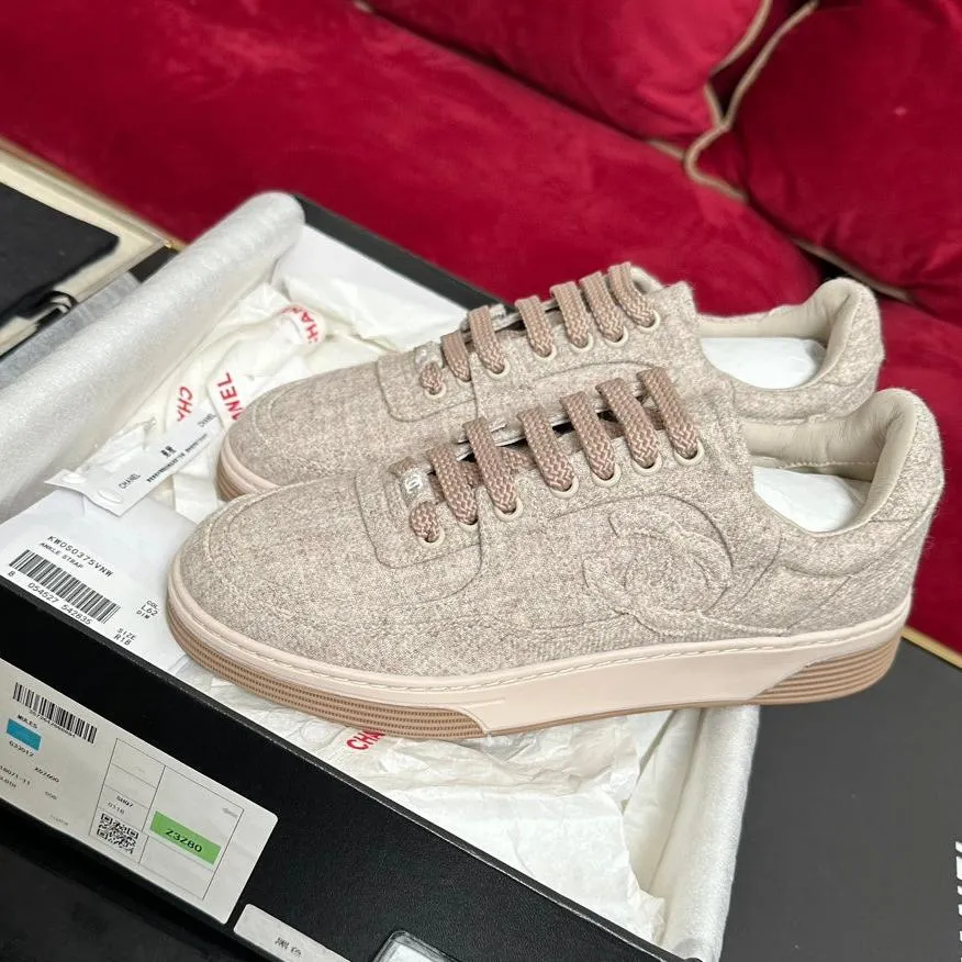 Sneaker Wool Brown High-end design Secure delivery CHANEL Light