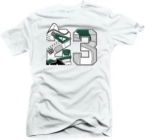 SNELOS Jordan 4 Oxidized Green Tee - Match Sneaker Jersey - Drippy Shirt