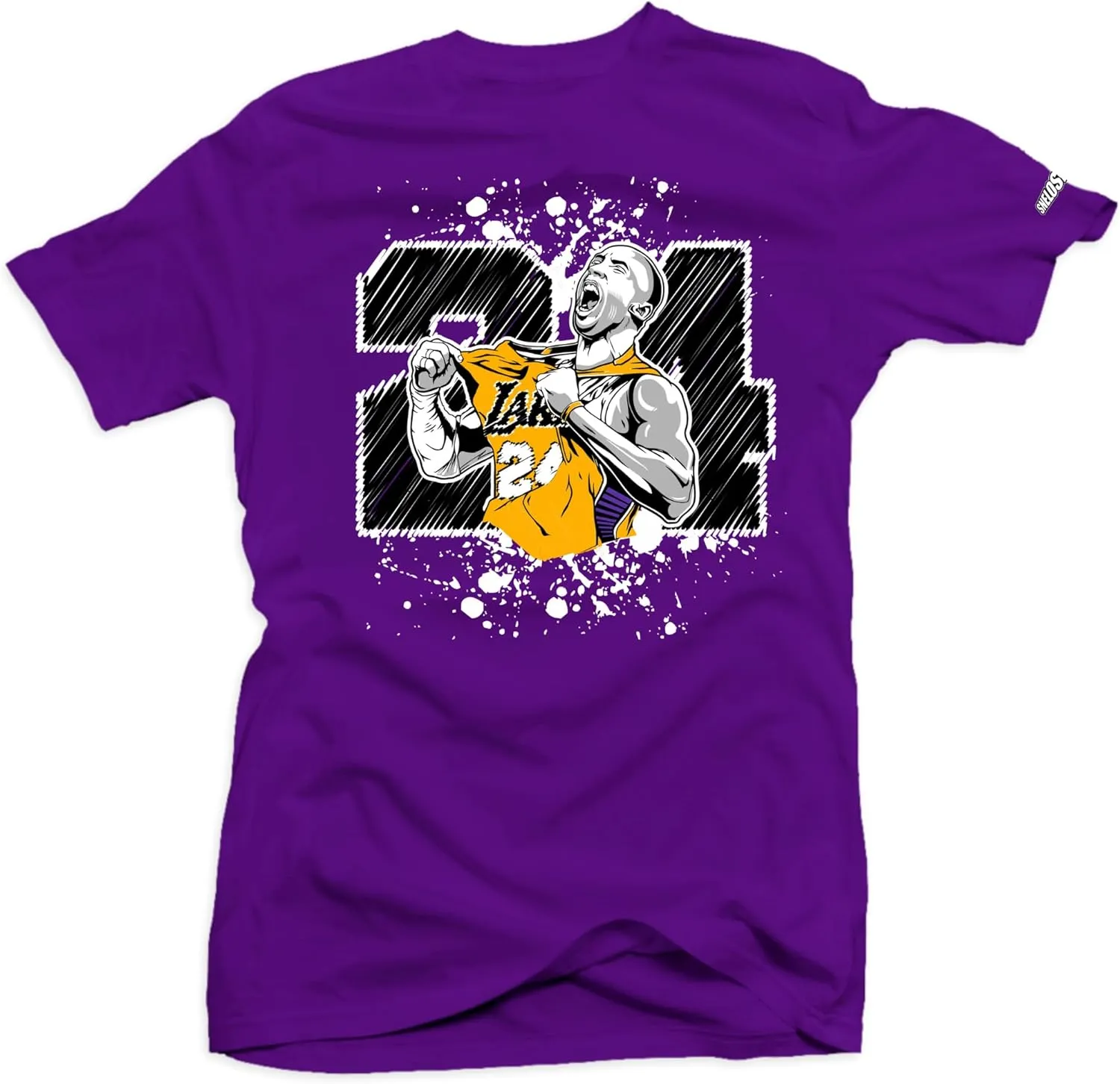 SNELOS Shirt to Match Your Kicks or Pay Homage to LA Basketball Legends #8#24#2 Basketball Sports Fan Merchandise