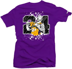 SNELOS Shirt to Match Your Kicks or Pay Homage to LA Basketball Legends #8#24#2 Basketball Sports Fan Merchandise