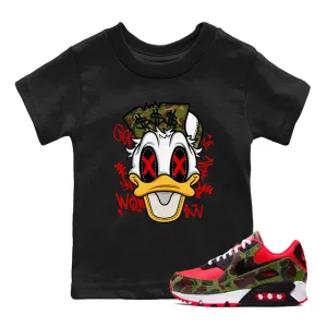 SNRT Max Crazy Duck Tees Full range Air Camo - Duck Sneaker Satisfaction guarantee 90 Kids Reverse