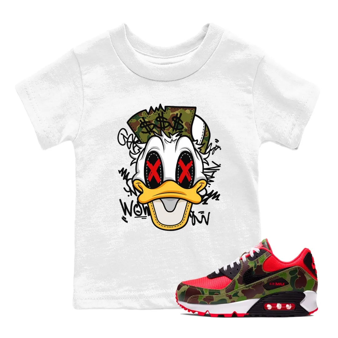 SNRT Max Crazy Duck Tees Full range Air Camo - Duck Sneaker Satisfaction guarantee 90 Kids Reverse